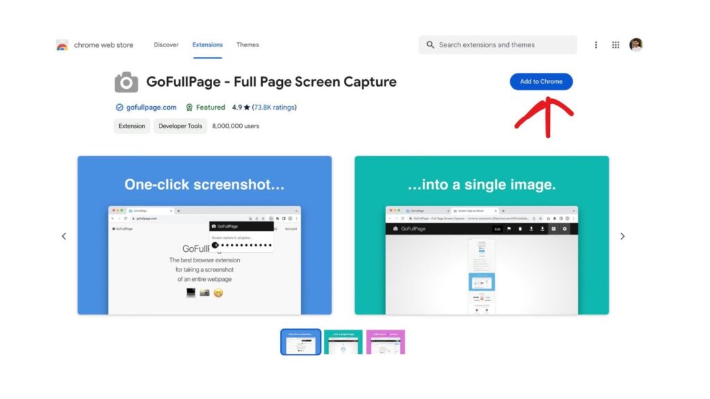 GoFullPage - Full Page Screen Capture : Top 5 Chrome Extension